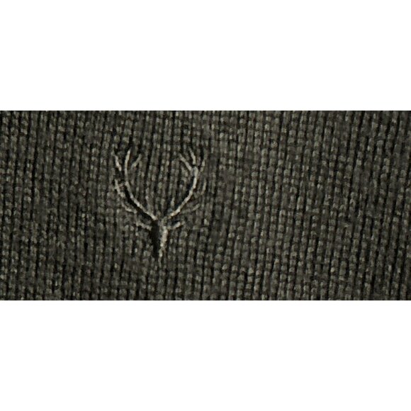 Allen Solly Knitted V-Neck Sweater Wool Blend Pullover in Black Long Sleeve Size - Picture 8 of 9